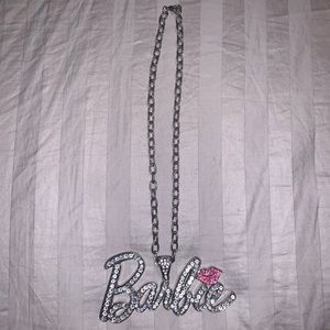 Silver Barbie Necklace